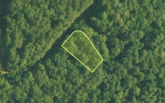 Aerial view of VAN BUREN County parcel 4500-01404-0000 — Arkansas post-auction with approximate parcel outline