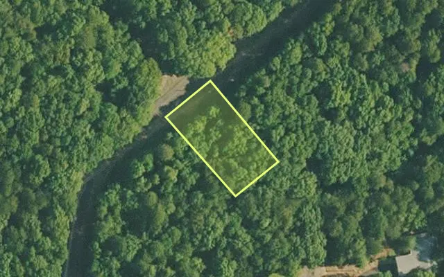 Aerial view of VAN BUREN County parcel 4400-16095-0000 — Arkansas post-auction with approximate parcel outline