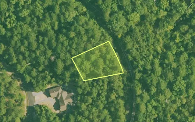 Aerial view of SALINE County parcel 608-00079-000 — Arkansas post-auction with approximate parcel outline