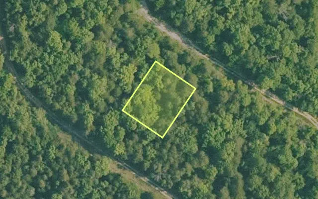Aerial view of BAXTER County parcel 010-02216-000 — Arkansas post-auction with approximate parcel outline