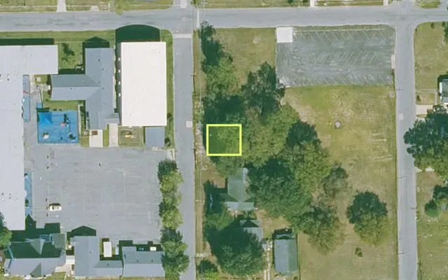 Aerial view of JEFFERSON County parcel 930-27088-000 — Arkansas post-auction with approximate parcel outline