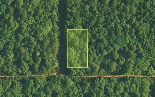 Aerial view of VAN BUREN County parcel 4400-19221-0000 — Arkansas post-auction with approximate parcel outline