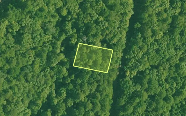 Aerial view of SALINE County parcel 476-00039-000 — Arkansas post-auction with approximate parcel outline