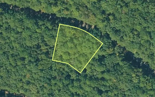 Aerial view of VAN BUREN County parcel 4300-05102-0000 — Arkansas post-auction with approximate parcel outline