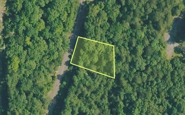 Aerial view of VAN BUREN County parcel 4350-10066-0000 — Arkansas post-auction with approximate parcel outline