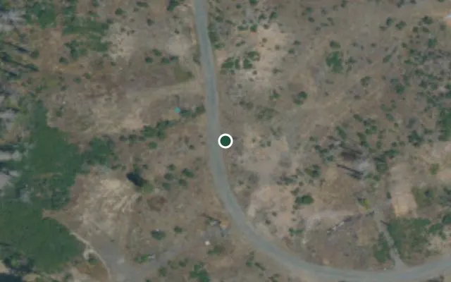Aerial view of 0.29 acres in Butte, CA — 16023; approximate location marked