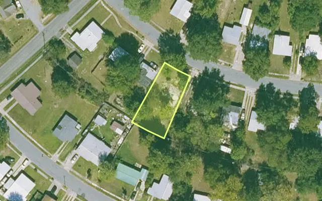 Aerial view of JEFFERSON County parcel 930-44054-000 — Arkansas post-auction with approximate parcel outline
