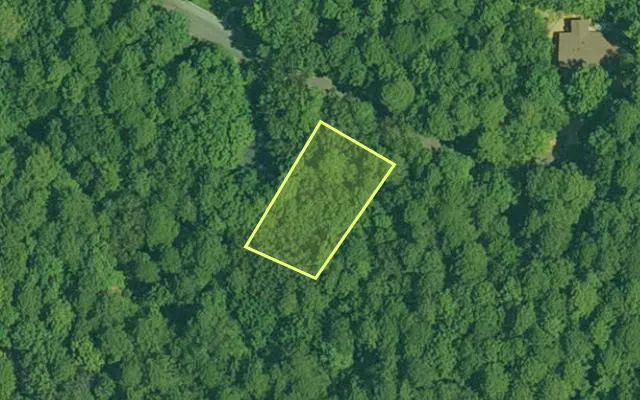 Aerial view of GARLAND County parcel 72965 — Arkansas post-auction with approximate parcel outline