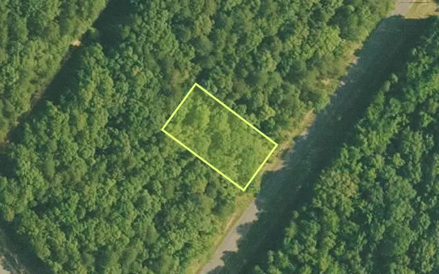 Aerial view of VAN BUREN County parcel 4400-22274-0000 — Arkansas post-auction with approximate parcel outline
