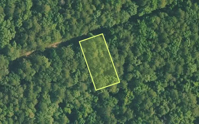 Aerial view of VAN BUREN County parcel 4400-19147-0000 — Arkansas post-auction with approximate parcel outline
