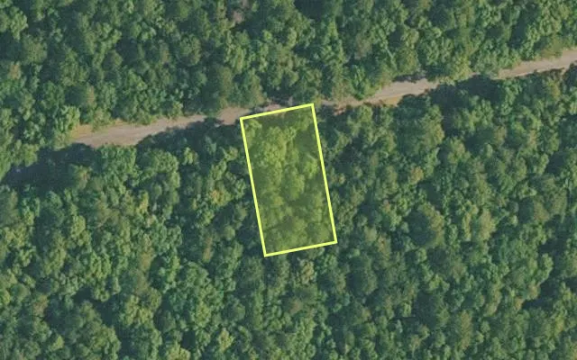 Aerial view of VAN BUREN County parcel 4400-11119-0000 — Arkansas post-auction with approximate parcel outline