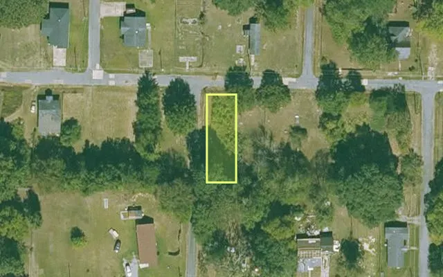 Aerial view of JEFFERSON County parcel 930-62939-000 — Arkansas post-auction with approximate parcel outline