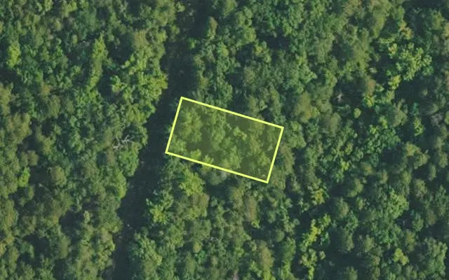 Aerial view of VAN BUREN County parcel 4200-02035-0000 — Arkansas post-auction with approximate parcel outline