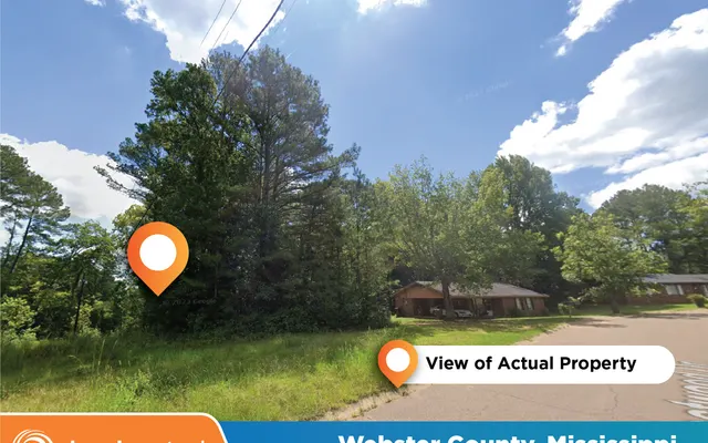 LandCentral listing preview for 0.37 acres in Webster, MS — 14111