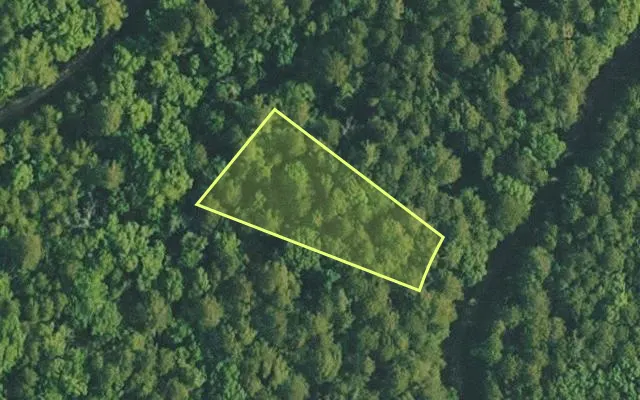 Aerial view of VAN BUREN County parcel 4400-18055-0000 — Arkansas post-auction with approximate parcel outline