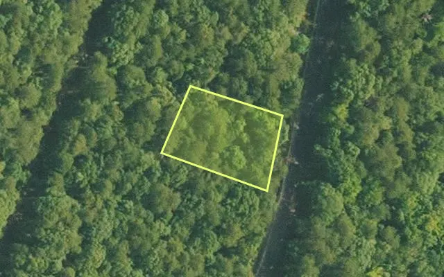 Aerial view of VAN BUREN County parcel 4050-10020-0000 — Arkansas post-auction with approximate parcel outline