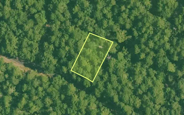 Aerial view of SALINE County parcel 496-00165-000 — Arkansas post-auction with approximate parcel outline