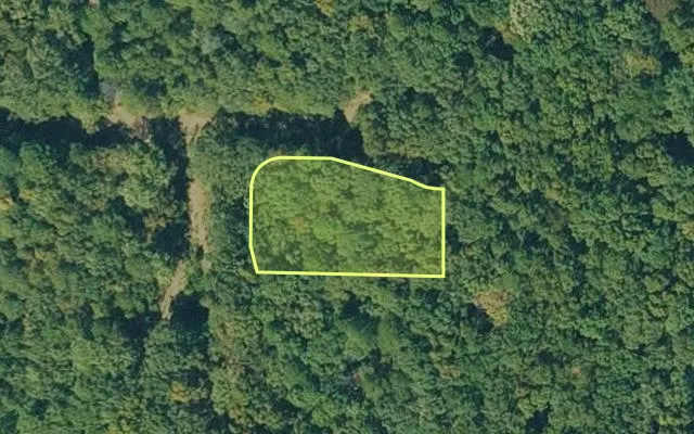 Aerial view of VAN BUREN County parcel 4050-12057-0000 — Arkansas post-auction with approximate parcel outline