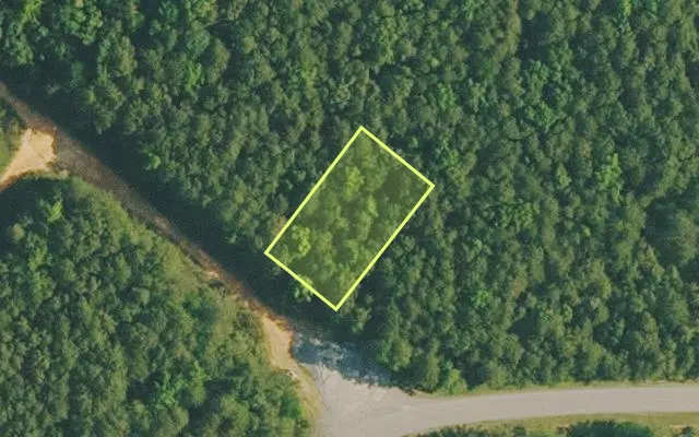 Aerial view of VAN BUREN County parcel 4200-01144-0000 — Arkansas post-auction with approximate parcel outline