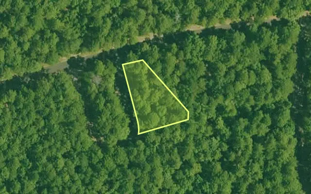 Aerial view of GARLAND County parcel 67009 — Arkansas post-auction with approximate parcel outline