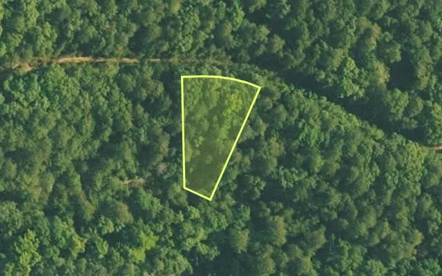 Aerial view of VAN BUREN County parcel 4400-21277-0000 — Arkansas post-auction with approximate parcel outline