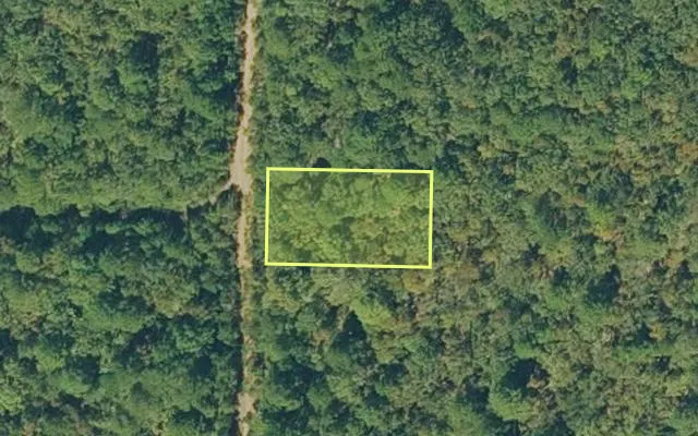 Aerial view of VAN BUREN County parcel 4300-17015-0000 — Arkansas post-auction with approximate parcel outline