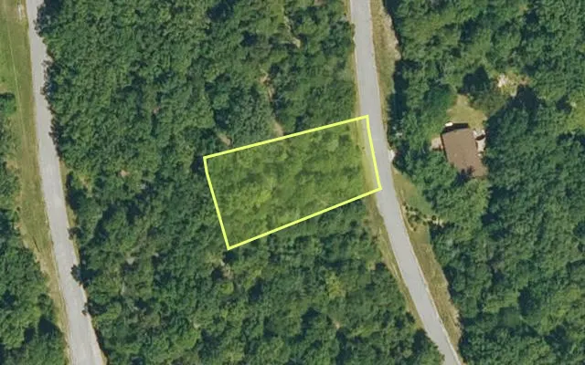 Aerial view of FULTON County parcel 705-26029-000 — Arkansas post-auction with approximate parcel outline