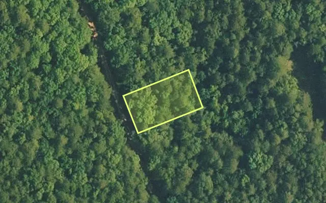 Aerial view of VAN BUREN County parcel 4400-18130-0000 — Arkansas post-auction with approximate parcel outline