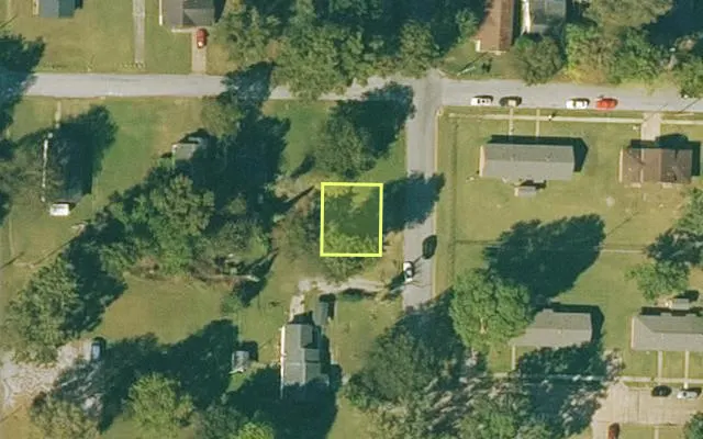 Aerial view of JACKSON County parcel 013-03064-000 — Arkansas post-auction with approximate parcel outline