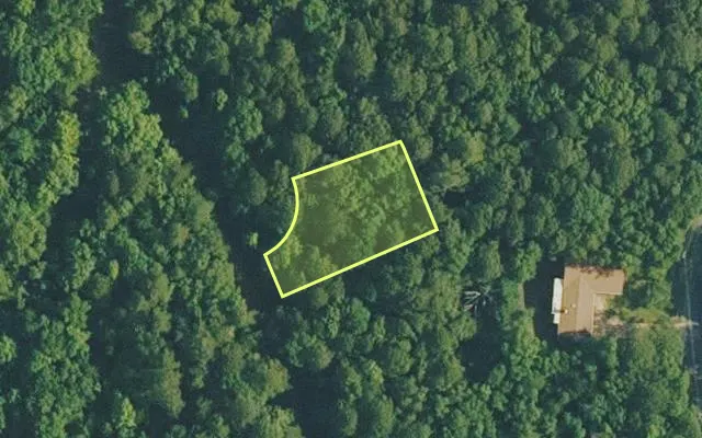 Aerial view of VAN BUREN County parcel 4400-09094-0000 — Arkansas post-auction with approximate parcel outline