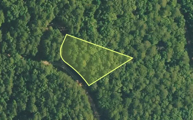 Aerial view of VAN BUREN County parcel 4400-18277-0000 — Arkansas post-auction with approximate parcel outline