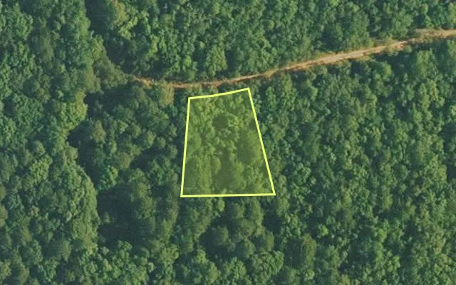 Aerial view of VAN BUREN County parcel 4400-16181-0000 — Arkansas post-auction with approximate parcel outline