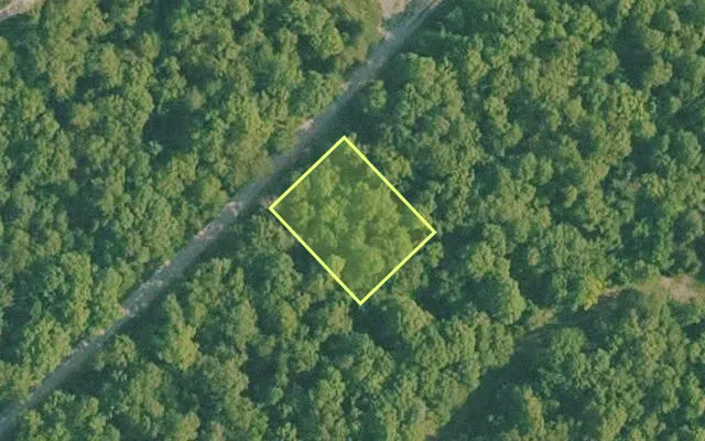 Aerial view of BAXTER County parcel 010-01552-000 — Arkansas post-auction with approximate parcel outline