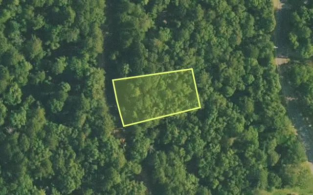 Aerial view of VAN BUREN County parcel 4050-02072-0000 — Arkansas post-auction with approximate parcel outline
