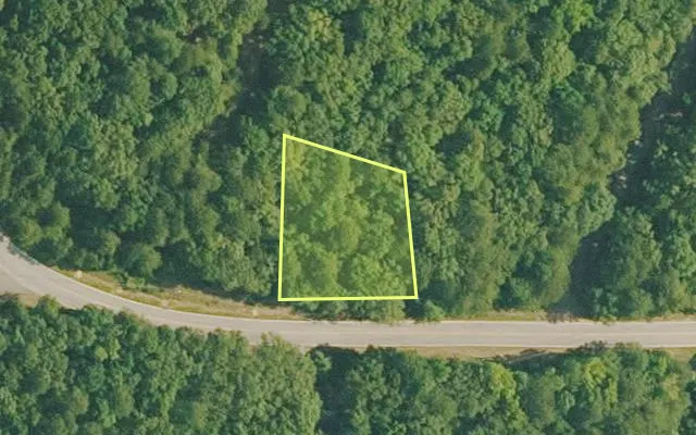Aerial view of VAN BUREN County parcel 4050-08094-0000 — Arkansas post-auction with approximate parcel outline