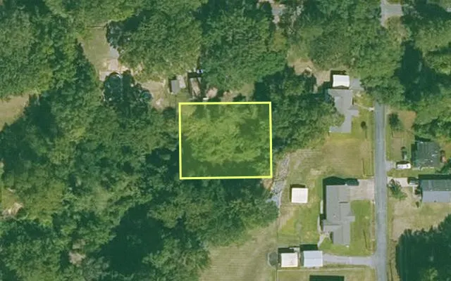 Aerial view of JEFFERSON County parcel 930-63684-000 — Arkansas post-auction with approximate parcel outline