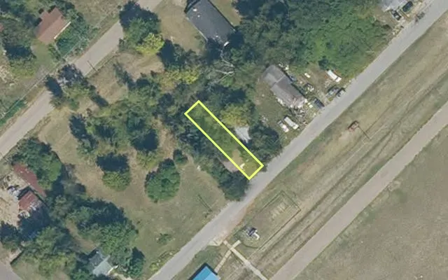 Aerial view of ST FRANCIS County parcel 0804-00421-0000 — Arkansas post-auction with approximate parcel outline