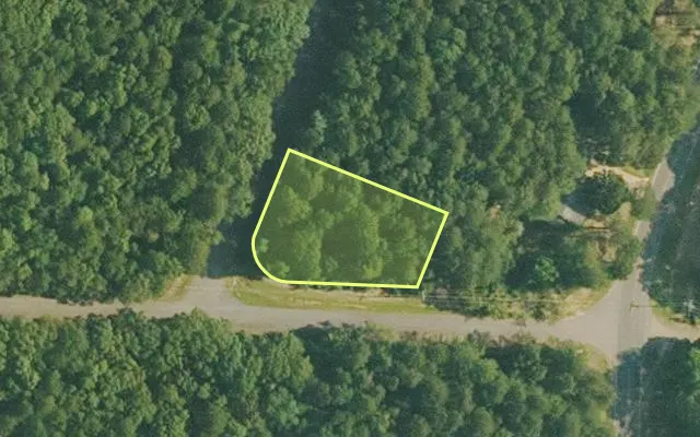 Aerial view of VAN BUREN County parcel 4400-22079-0000 — Arkansas post-auction with approximate parcel outline