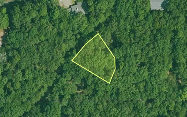 Aerial view of GARLAND County parcel 73216 — Arkansas post-auction with approximate parcel outline