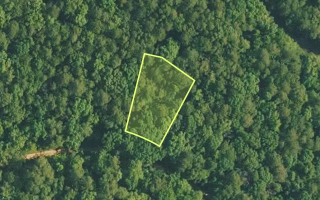 Aerial view of VAN BUREN County parcel 4400-18204-0000 — Arkansas post-auction with approximate parcel outline