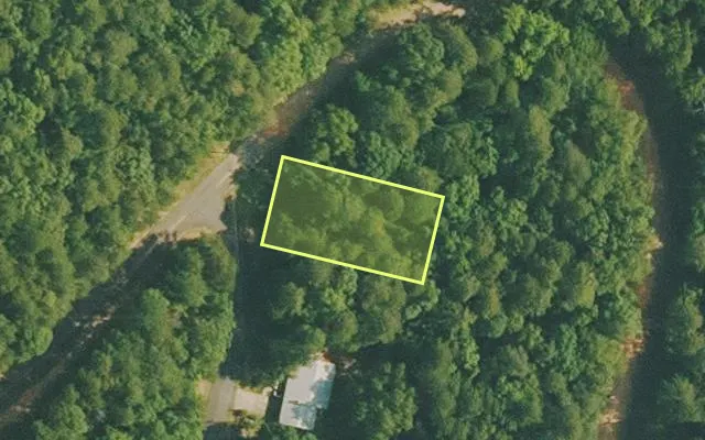 Aerial view of VAN BUREN County parcel 4050-04041-0000 — Arkansas post-auction with approximate parcel outline