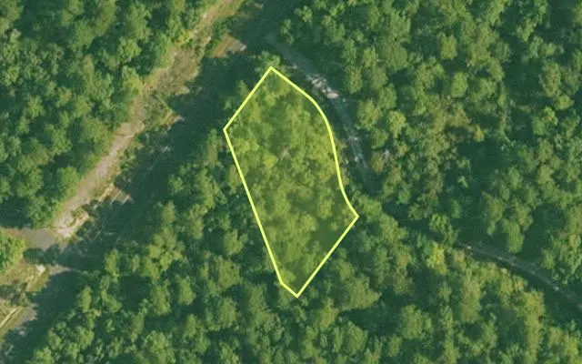 Aerial view of SALINE County parcel 420-00027-000 — Arkansas post-auction with approximate parcel outline