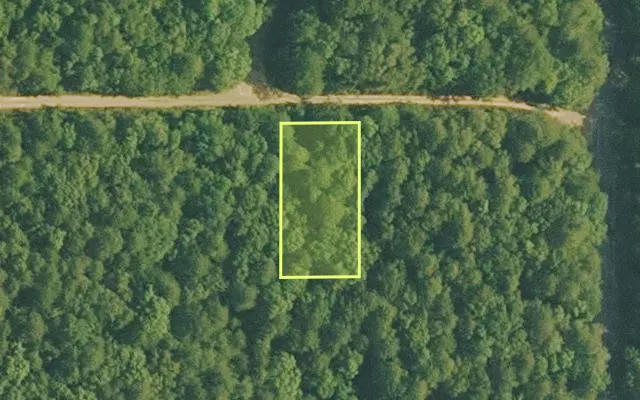 Aerial view of VAN BUREN County parcel 4400-19261-0000 — Arkansas post-auction with approximate parcel outline