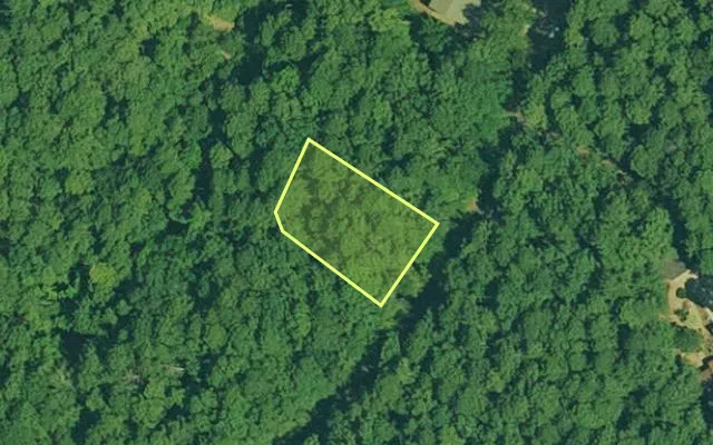 Aerial view of GARLAND County parcel 64399 — Arkansas post-auction with approximate parcel outline