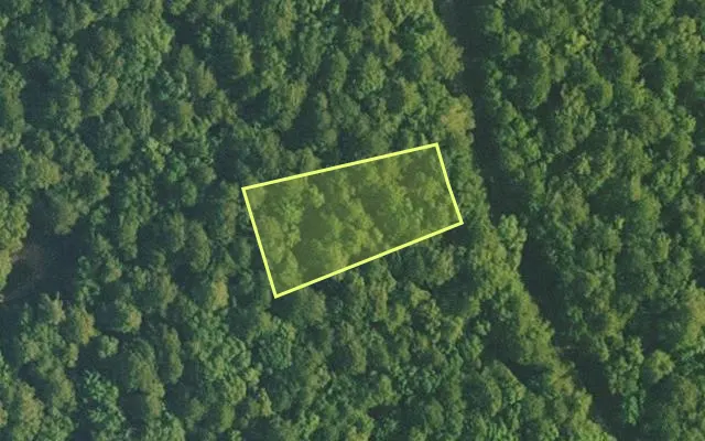 Aerial view of VAN BUREN County parcel 4400-15014-0000 — Arkansas post-auction with approximate parcel outline