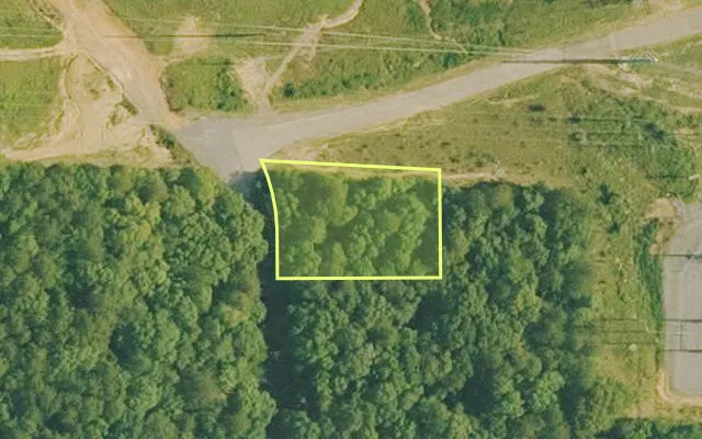 Aerial view of VAN BUREN County parcel 4400-20054-0000 — Arkansas post-auction with approximate parcel outline