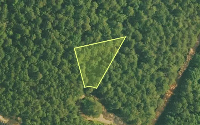 Aerial view of VAN BUREN County parcel 4400-22359-0000 — Arkansas post-auction with approximate parcel outline