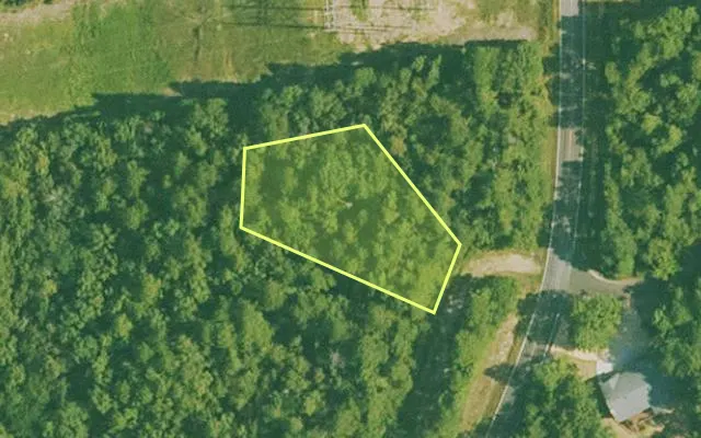 Aerial view of GARLAND County parcel 57539 — Arkansas post-auction with approximate parcel outline