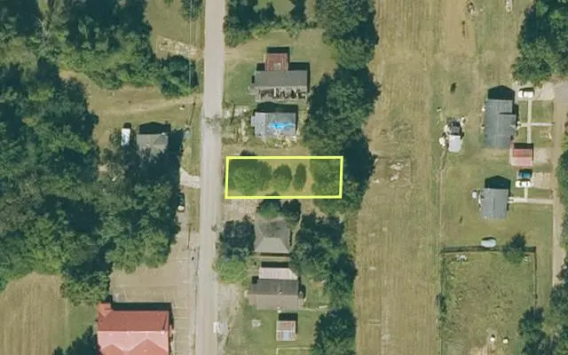 Aerial view of ST FRANCIS County parcel 0752-00036-0000 — Arkansas post-auction with approximate parcel outline