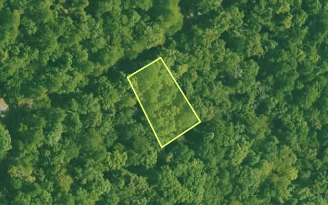 Aerial view of SALINE County parcel 688-00105-000 — Arkansas post-auction with approximate parcel outline